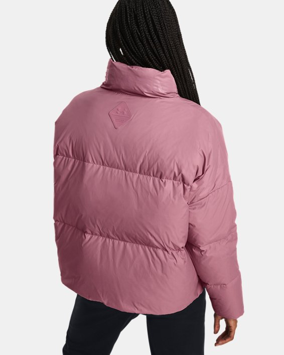 Women's ColdGear® Infrared Down Puffer Jacket, Pink, pdpMainDesktop image number 1